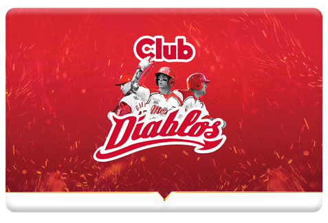 Tarjeta plstica Club Diablos