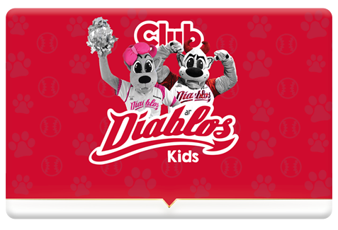 Tarjeta plstica Club Diablos Kids